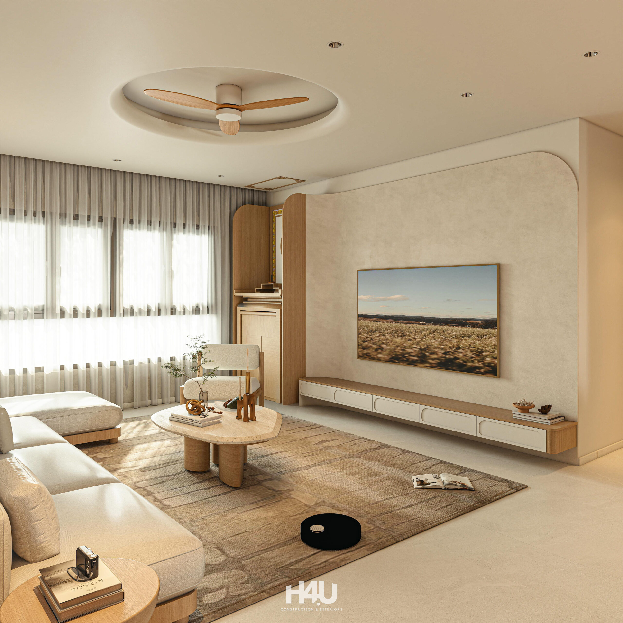 Nội Thất Wabisabi Căn Hộ 140m2