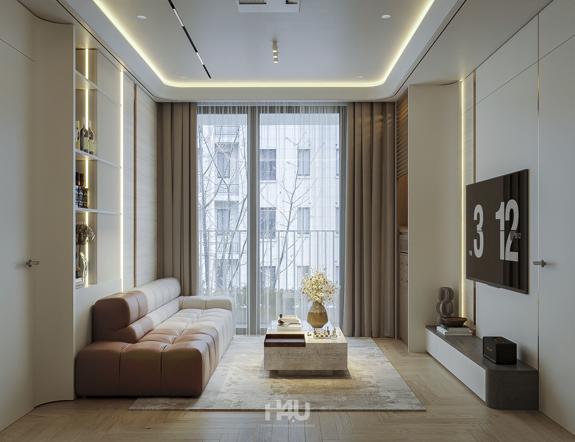 Thiết Kế Nội Thất Hiện Đại Căn Hộ 101m2 6 01 2