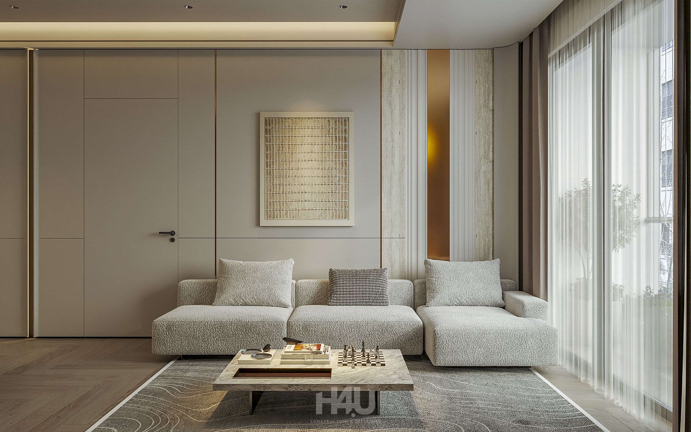 Hoàn Thiện Nội Thất Hiện Đại Căn Hộ 96m2 5 01