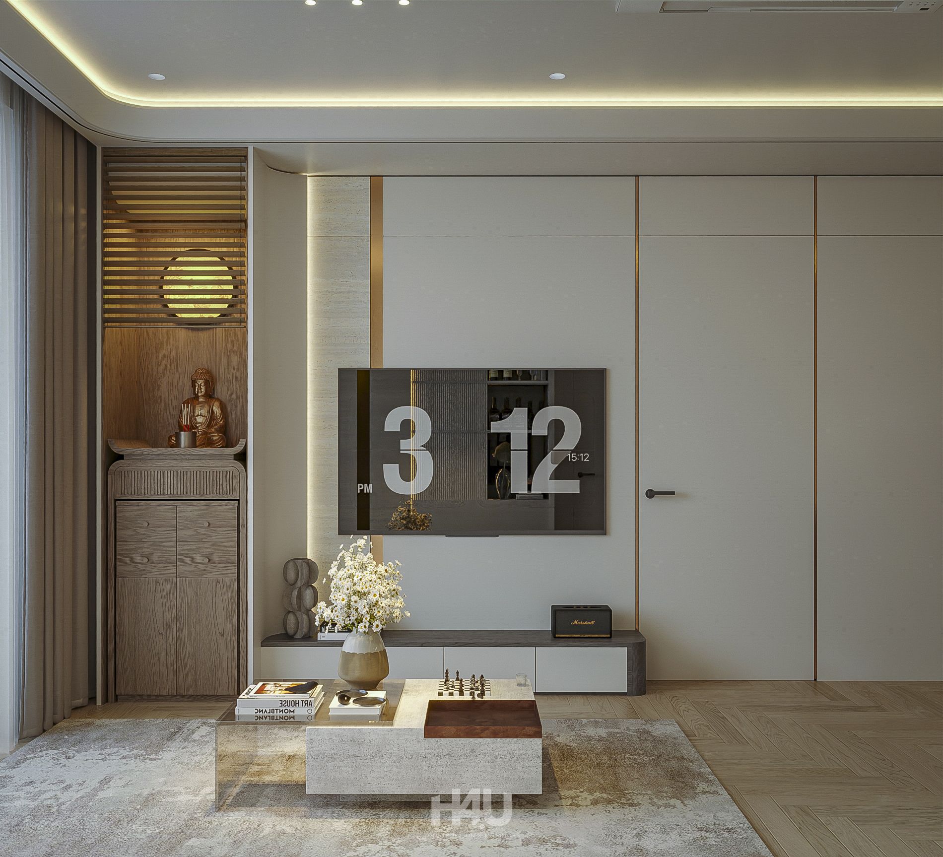 Thiết Kế Nội Thất Hiện Đại Căn Hộ 101m2 4 03 1