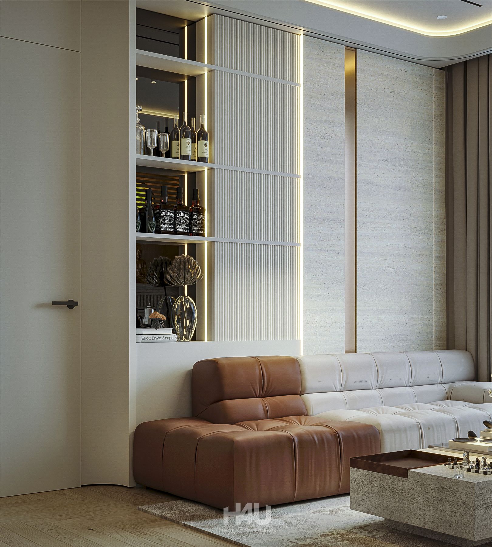 Thiết Kế Nội Thất Hiện Đại Căn Hộ 101m2 8 08 1