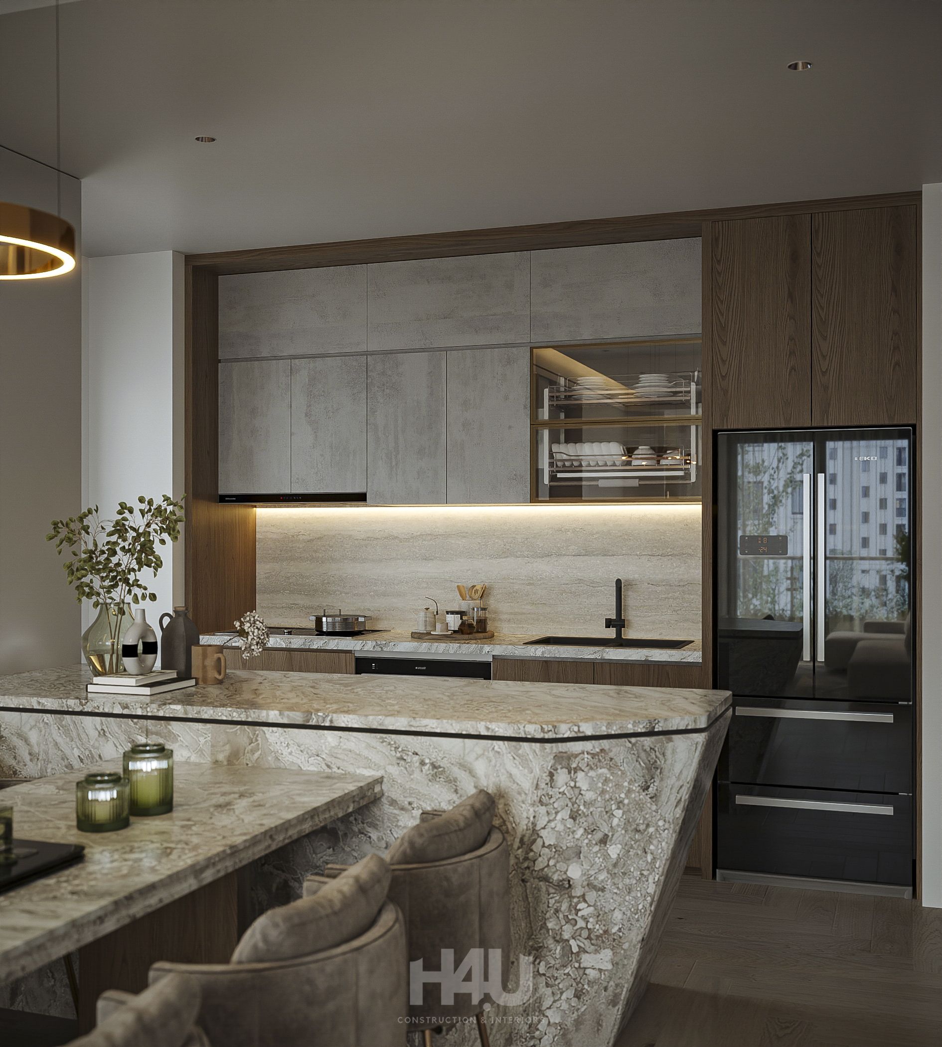 Hoàn Thiện Nội Thất Hiện Đại Căn Hộ 96m2