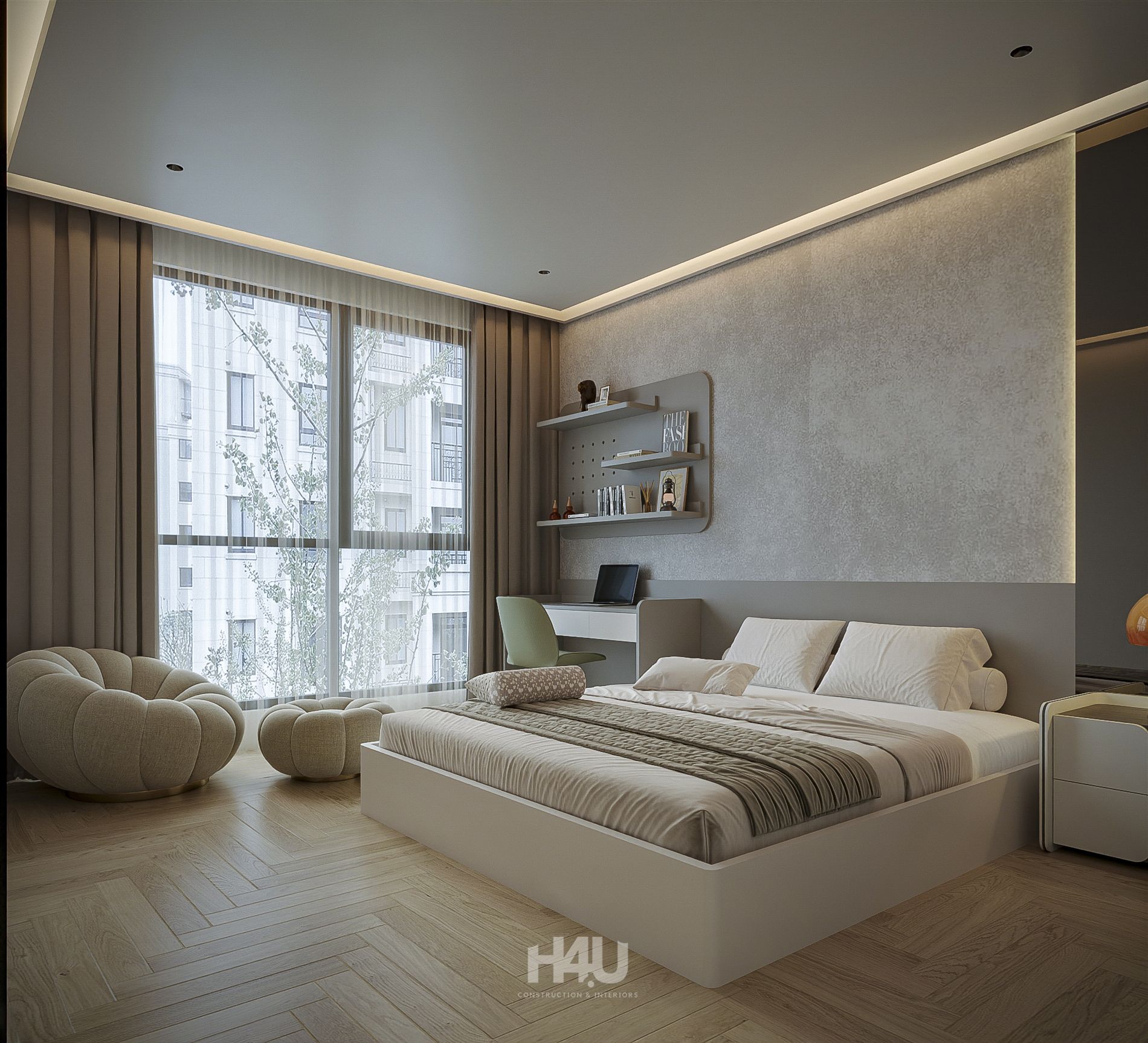 Thiết Kế Nội Thất Hiện Đại Căn Hộ 101m2 16 14 2