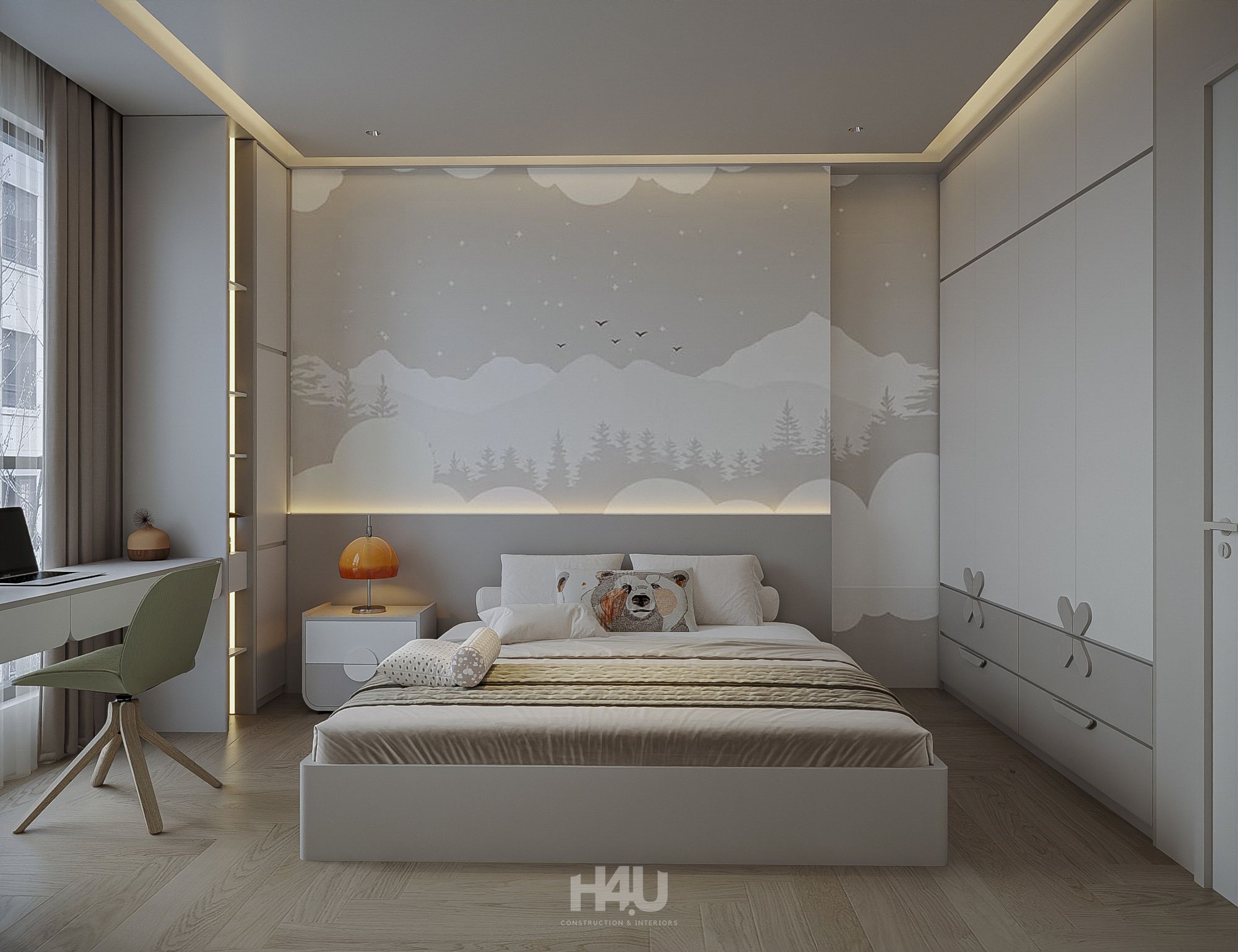 Hoàn Thiện Nội Thất Hiện Đại Căn Hộ 96m2 13 17 1